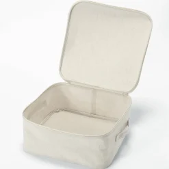 New Muji Caja de almacenamiento blanda con tapa‐ cuadrada, 35x35x16cm
