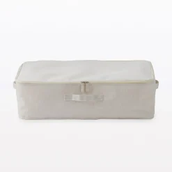 Muji Caja de almacenamiento blanda con tapa‐ 59x39x18cm