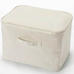 Discount Muji Caja de almacenamiento blanda con tapa‐ Rectangular, 37x26x26cm