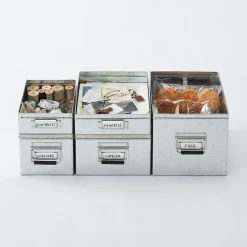 Discount Muji Caja de hojalata S
