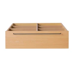 Muji Caja de roble para debajo de la cama con plataforma L