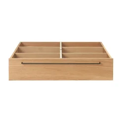 Outlet Muji Caja de roble para debajo de la cama con plataforma L 19 cm