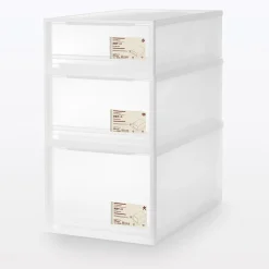 New Muji Cajón de almacenamiento apilable - [40 x 65 cm] - Altura 24 cm