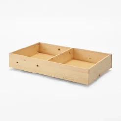 Outlet Muji Cajón inferior de madera de pino con divisor