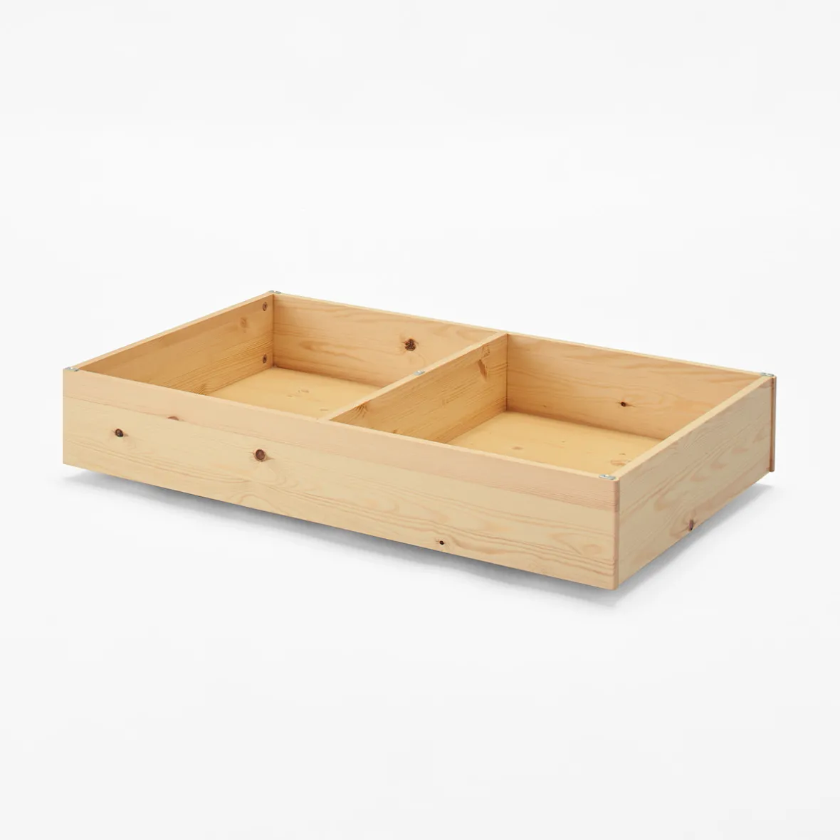 Outlet Muji Cajón inferior de madera de pino con divisor