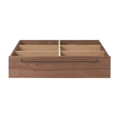 Clearance Muji Cajón para cama con plataforma de nogal L 19 cm