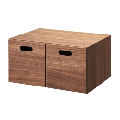 Discount Muji Cajonera apilable de dos cajones (Noguera)