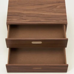 Muji Cajonera apilable de dos niveles planos (Noguera)