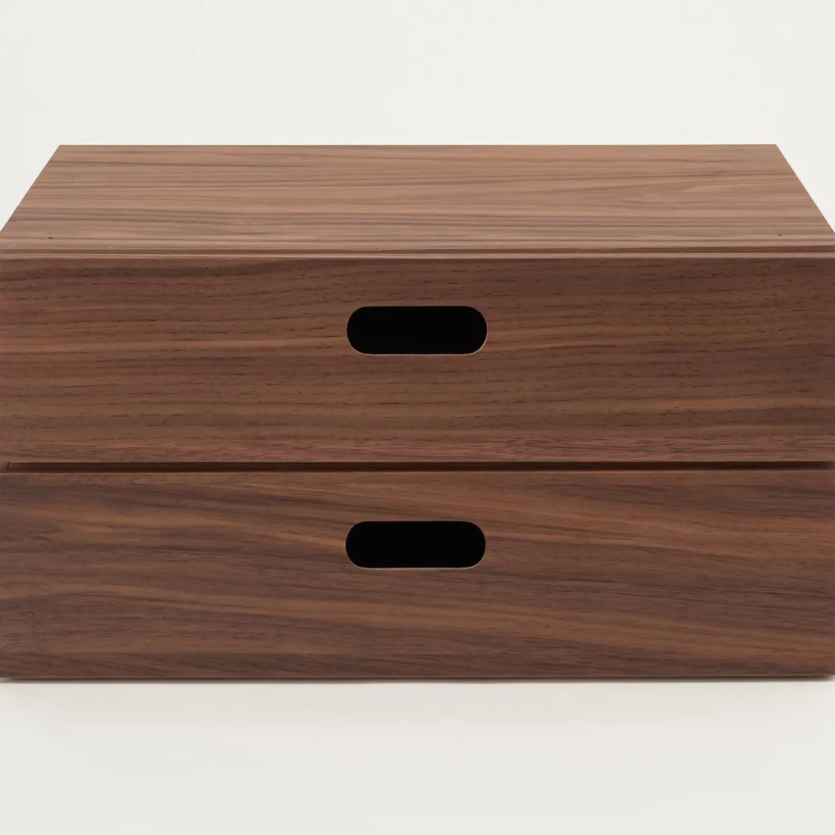 Muji Cajonera apilable de dos niveles planos (Noguera)