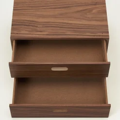 Muji Cajonera apilable de dos niveles planos (Noguera)