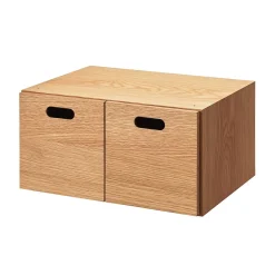 Sale Muji Cajonera apilable de dos cajones (Roble)
