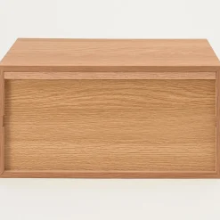 Hot Muji Cajonera apilable de dos niveles planos (Roble)