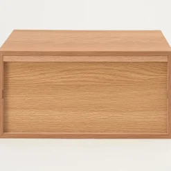 Hot Muji Cajonera apilable de dos niveles planos (Roble)