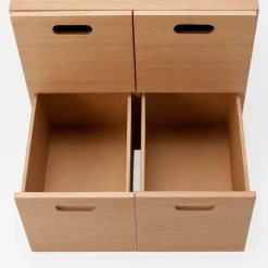 Outlet Muji Cajones de roble 2x2