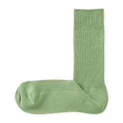 Muji Calcetines acanalados en ángulo recto para hombre