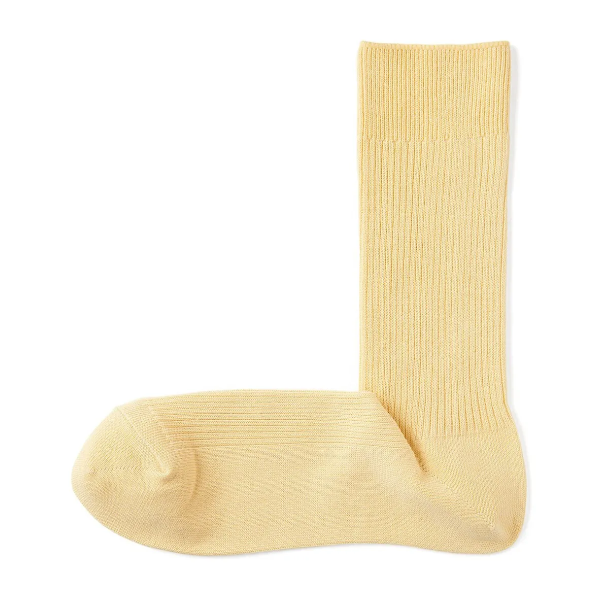 Muji Calcetines acanalados en ángulo recto para hombre