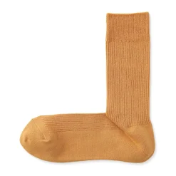 Muji Calcetines acanalados en ángulo recto para hombre