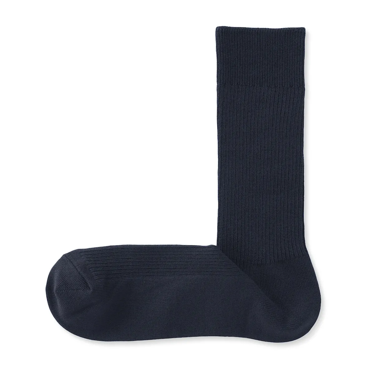 Muji Calcetines acanalados en ángulo recto para hombre