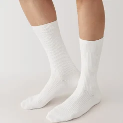 Hot Muji Calcetines acanalados en ángulo recto para hombre