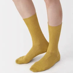 Hot Muji Calcetines acanalados en ángulo recto para hombre