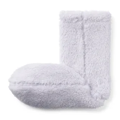 Muji Calcetines acogedores de forro polar de poliéster reciclado para mujer
