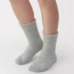 Best Muji Calcetines acogedores de mezcla de lana para mujer