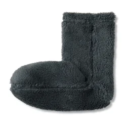 Clearance Muji Calcetines acogedores de forro polar de poliéster reciclado para hombre