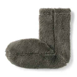 Clearance Muji Calcetines acogedores de forro polar de poliéster reciclado para hombre