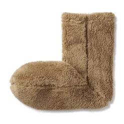 Clearance Muji Calcetines acogedores de forro polar de poliéster reciclado para hombre