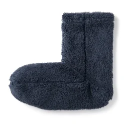 Clearance Muji Calcetines acogedores de forro polar de poliéster reciclado para hombre