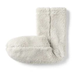 Clearance Muji Calcetines acogedores de forro polar de poliéster reciclado para hombre