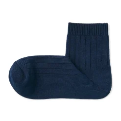 Hot Muji Calcetines cortos con ribete elástico de ángulo recto para mujer