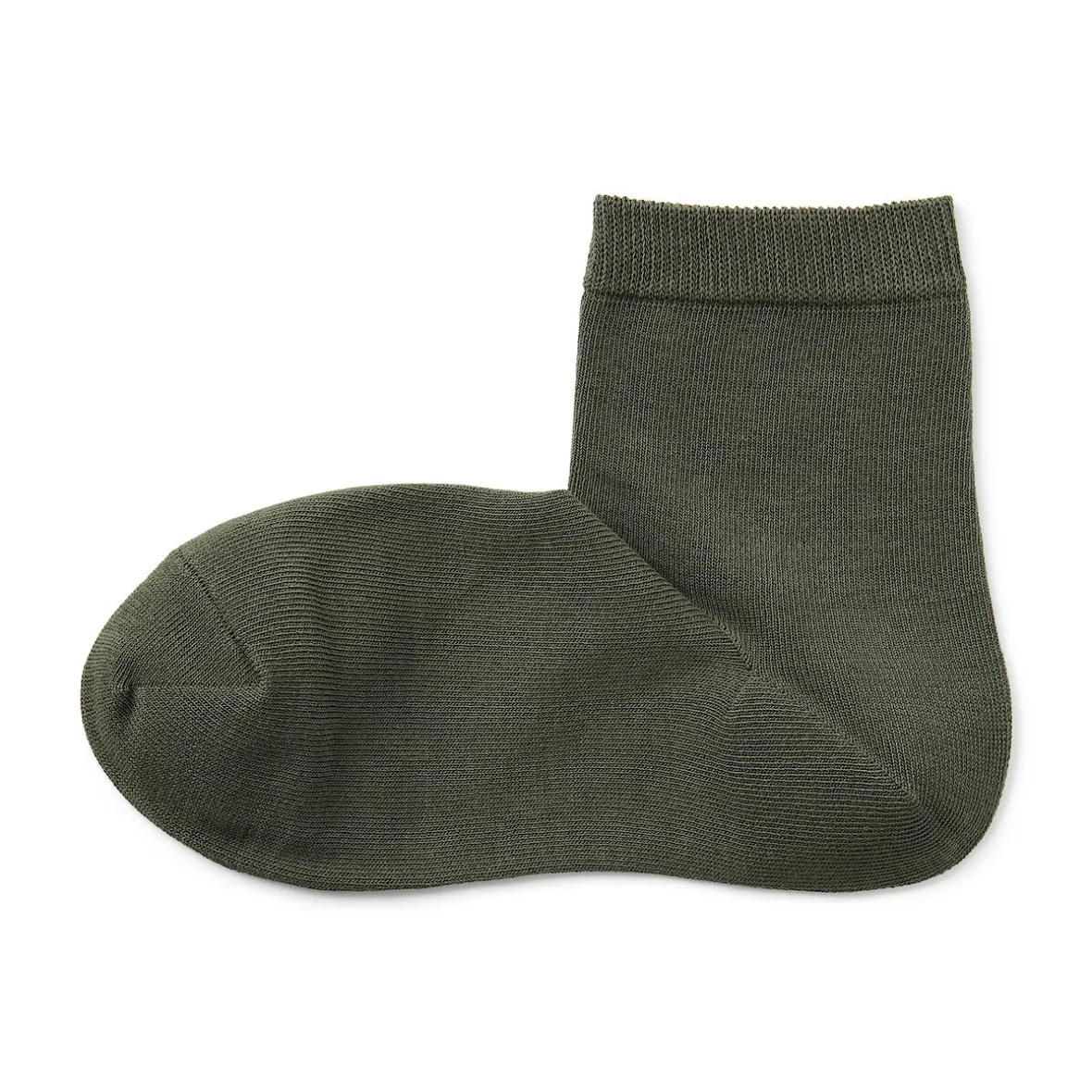 Best Muji Calcetines cortos de 3 capas con puño holgado y talón en ángulo recto (mujer)