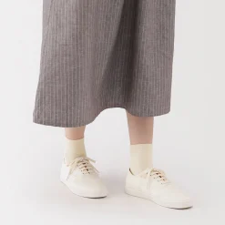 Best Muji Calcetines cortos de 3 capas con puño holgado y talón en ángulo recto (mujer)