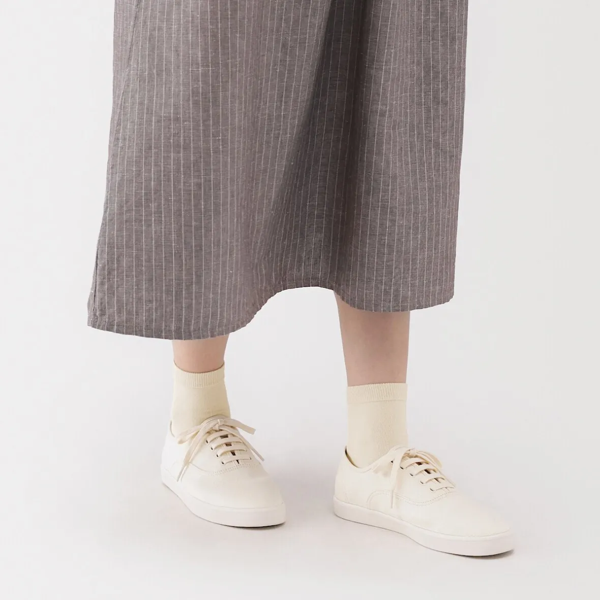 Best Muji Calcetines cortos de 3 capas con puño holgado y talón en ángulo recto (mujer)