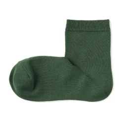 Best Muji Calcetines cortos de 3 capas con puño holgado y talón en ángulo recto (mujer)