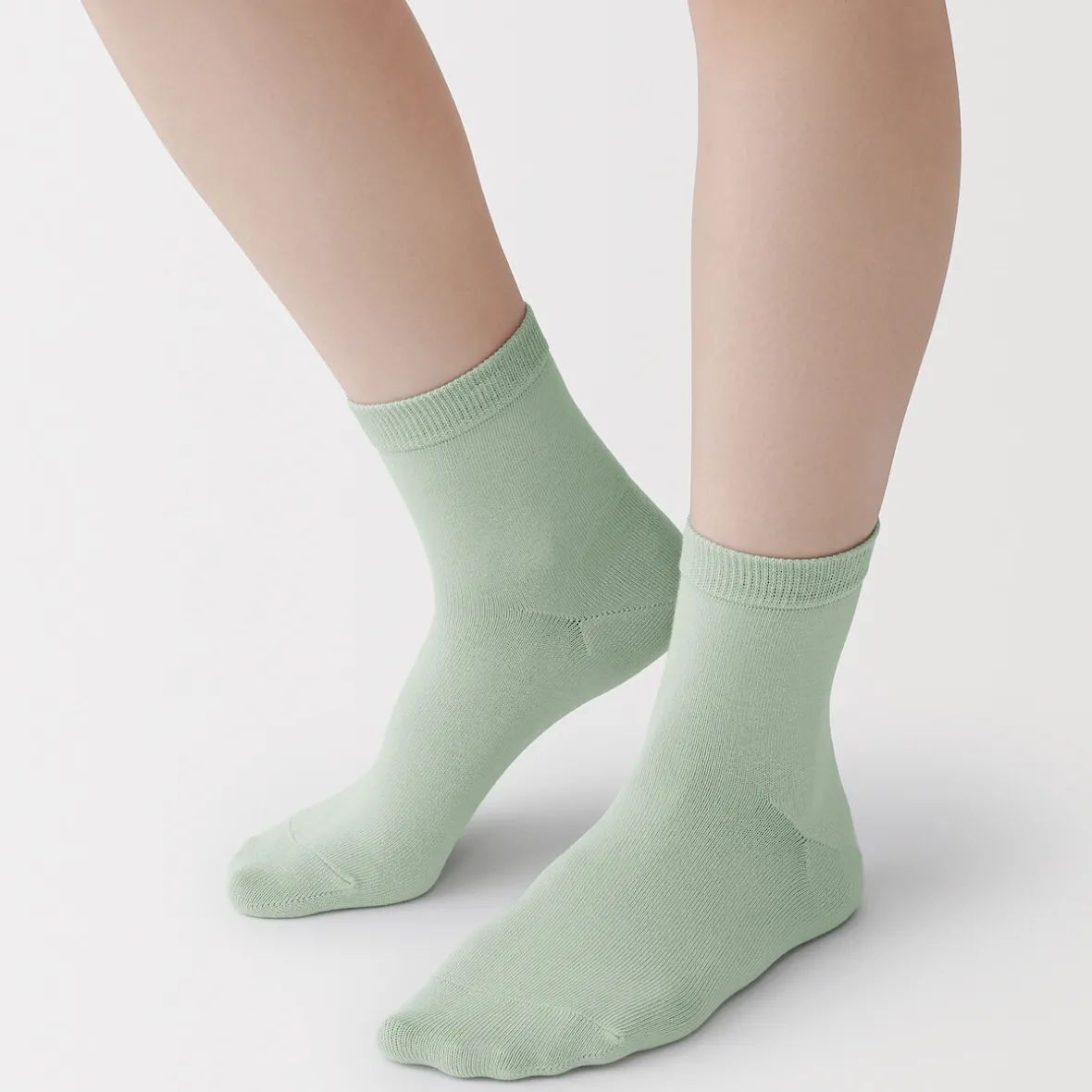 Best Muji Calcetines cortos de 3 capas con puño holgado y talón en ángulo recto (mujer)