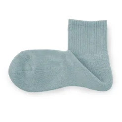Muji Calcetines cortos de felpa en ángulo recto para hombre