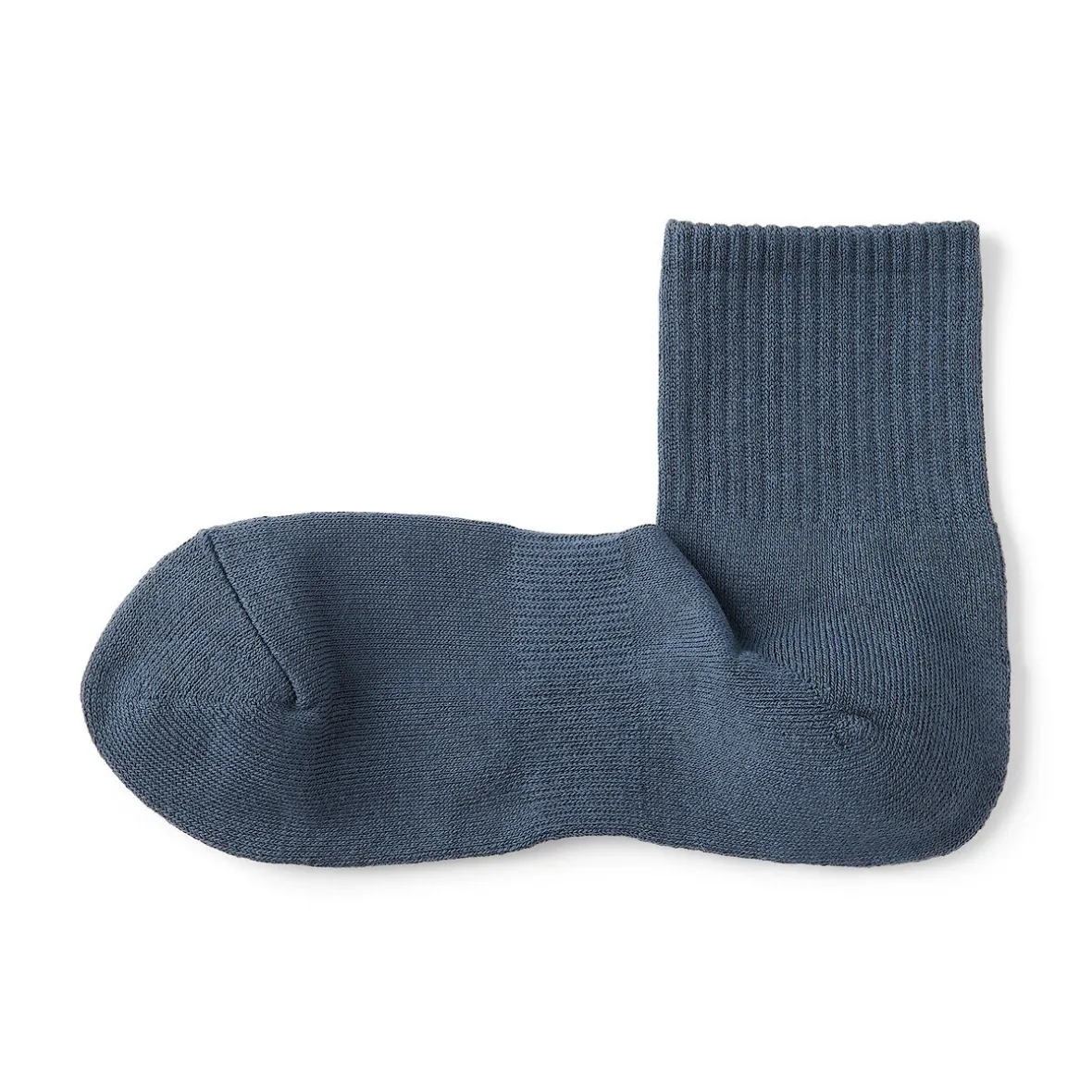 Muji Calcetines cortos de felpa en ángulo recto para hombre