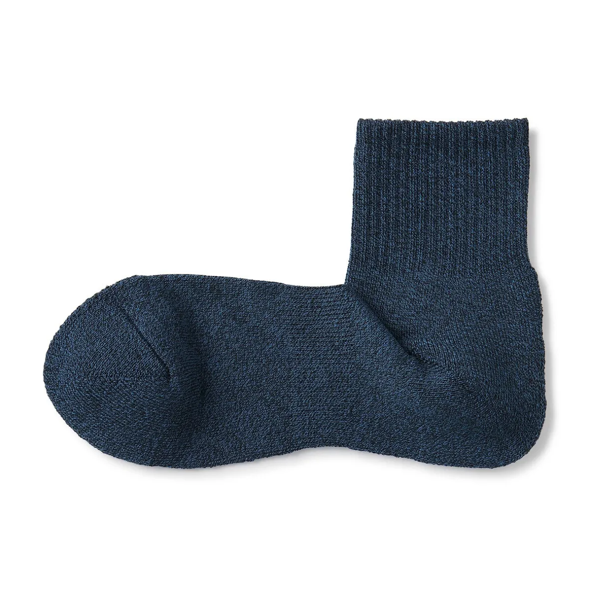 Muji Calcetines cortos de felpa en ángulo recto para hombre