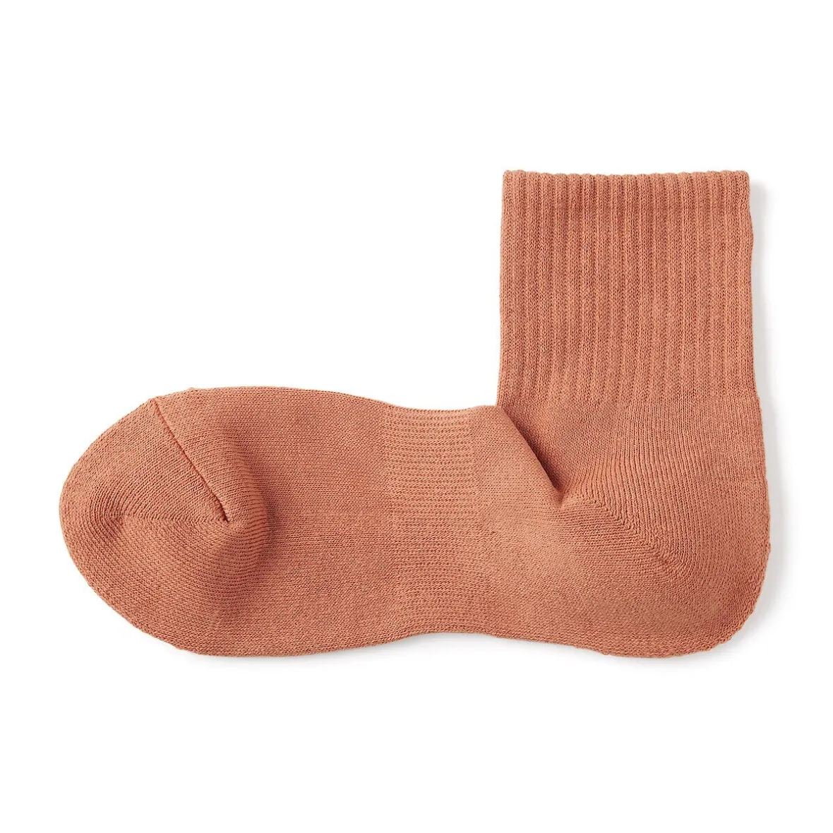 Muji Calcetines cortos de felpa en ángulo recto para hombre