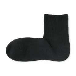 Muji Calcetines cortos de felpa en ángulo recto para hombre
