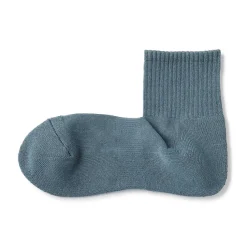 Muji Calcetines cortos de felpa en ángulo recto para hombre