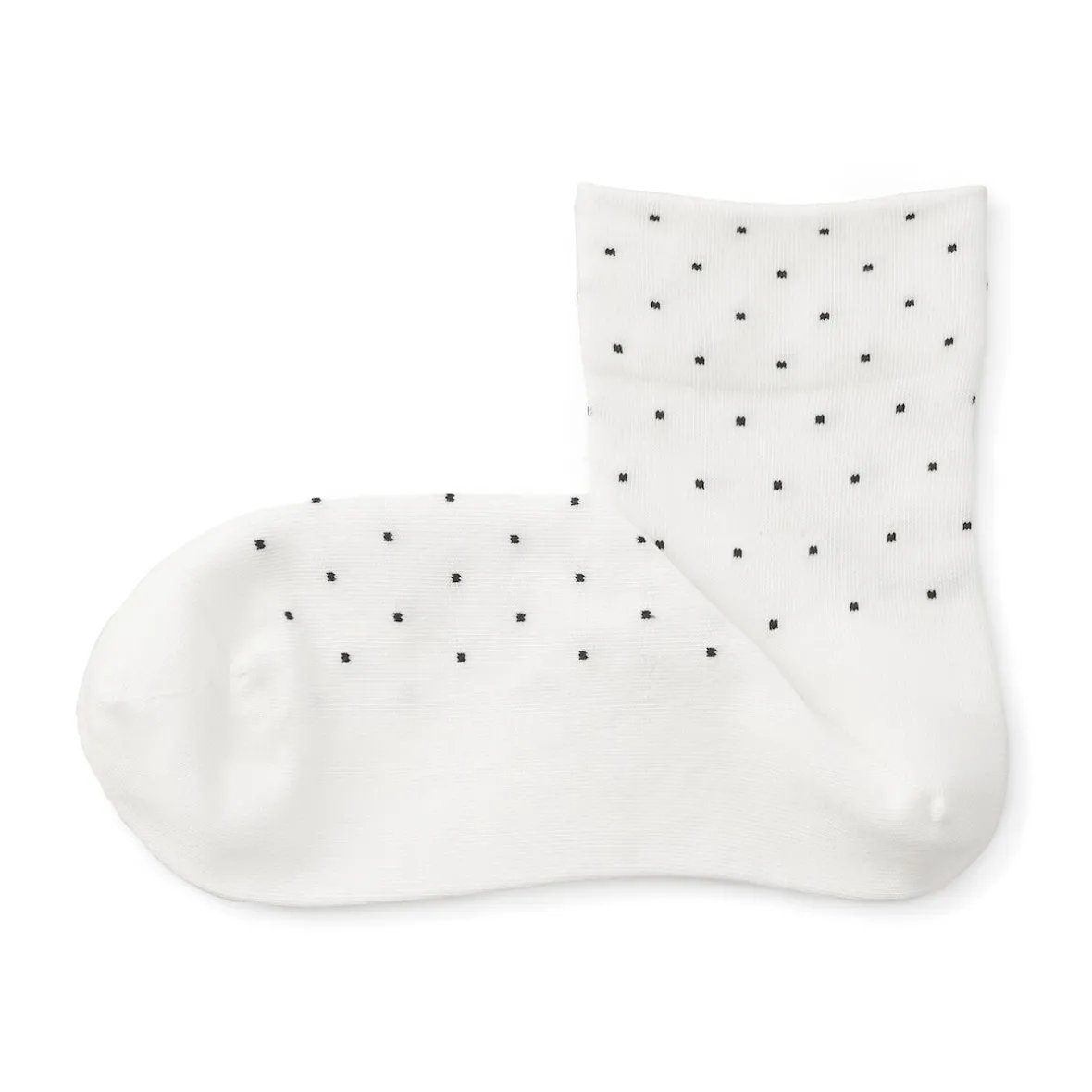 Best Muji Calcetines cortos de puntos con dobladillos cómodos para mujer