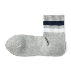 Online Muji Calcetines cortos forrados de felpa con ángulo recto para hombre