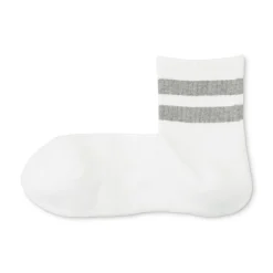 Muji Calcetines cortos forrados de felpa con ángulo recto para hombre