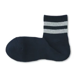 Muji Calcetines cortos forrados de felpa con ángulo recto para hombre