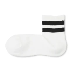 Muji Calcetines cortos forrados de felpa con ángulo recto para hombre