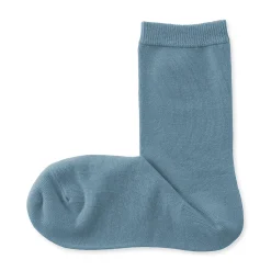 Hot Muji Calcetines de 3 capas con puño holgado y talón en ángulo recto para mujer