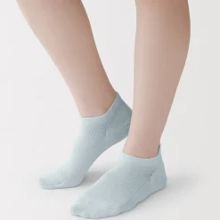 Muji Calcetines de entrenamiento de algodón que absorben la humedad para mujer